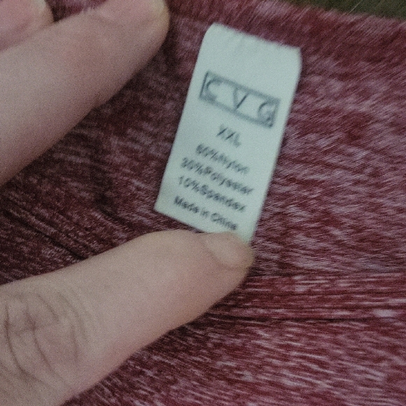 CVG Maroon Long Sleeve Top - Picture 3 of 6
